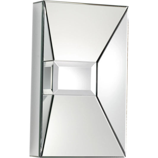 Pentallica Mirror by Cyan Design in clear. Made from wood, mirrored glass in a modern style.