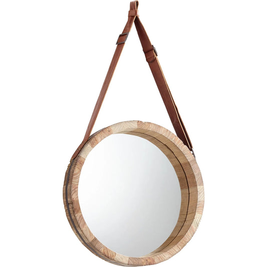 Canteen Mirror by Cyan Design in black forest grove. Made from wood, mirrored glass in a modern style.