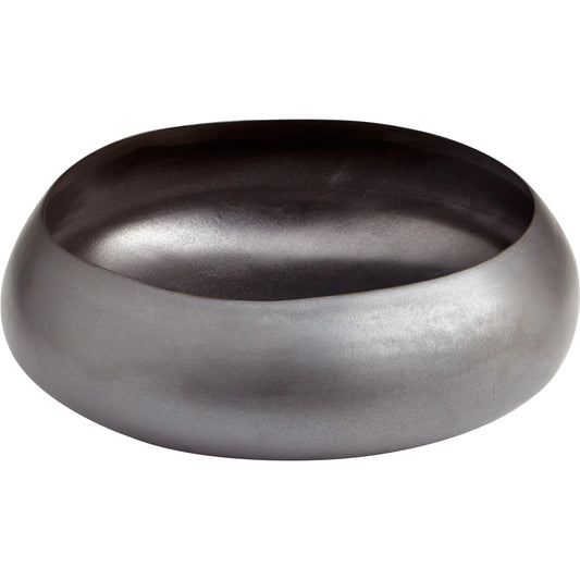 Vesuvius Bowl by Cyan Design in black metal. Made from ceramic in a modern style.