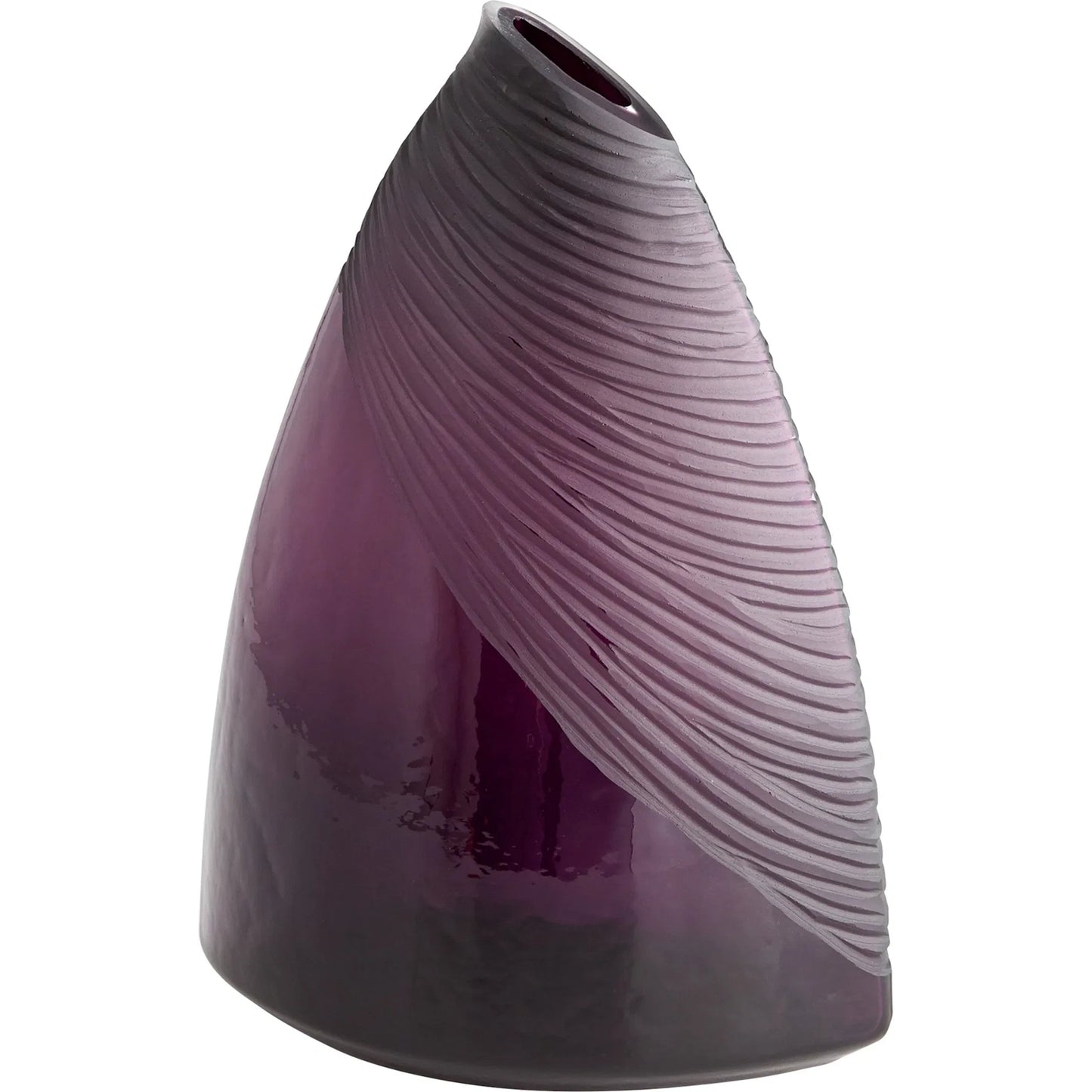 002 S-256564 | Primary Silo | Mount Amethyst Vase by Cyan Design in purple. Made from glass in a modern style.