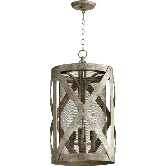 Byzantine Drum Pendant by Cyan Design in graphite. Made from iron in a cottage & farmhouse style.