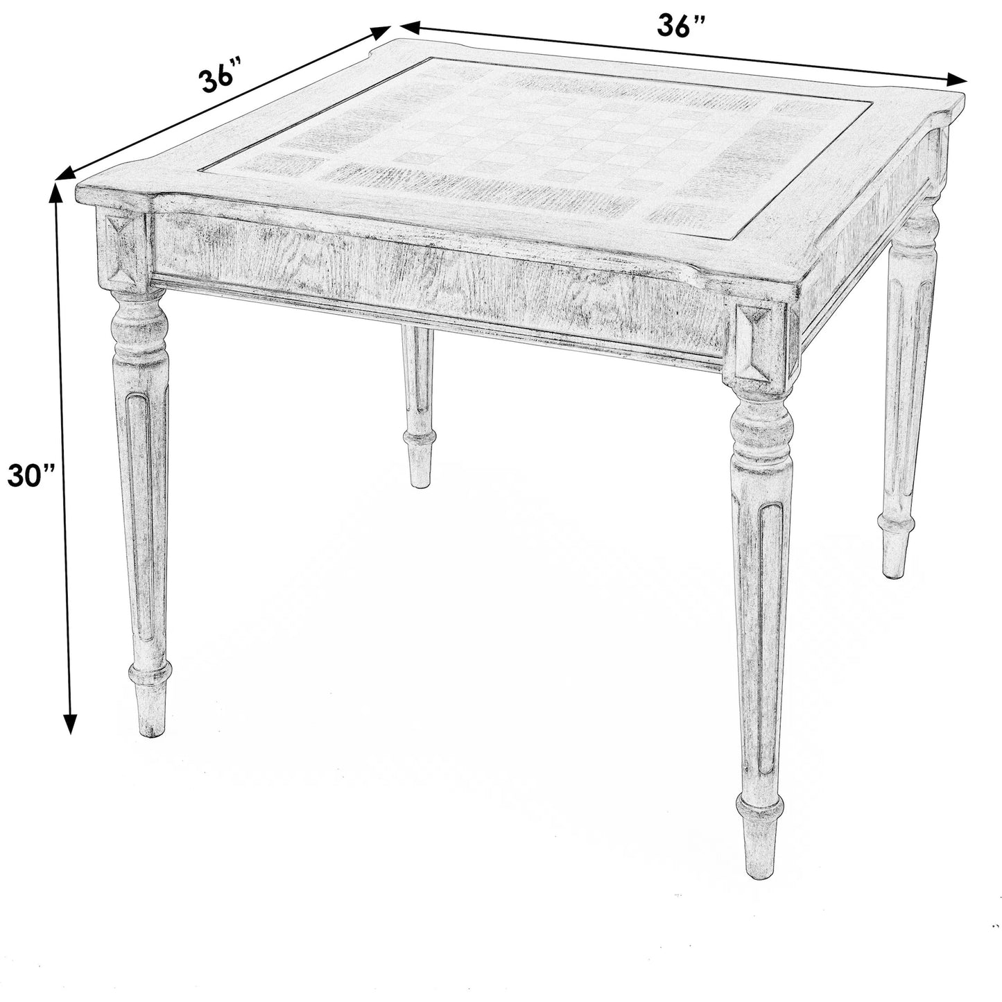 047 SI-2022055 | Additional Silo | Vincent Multi-Game Card Table by Butler Specialty Company. Made from unique in a traditional style.