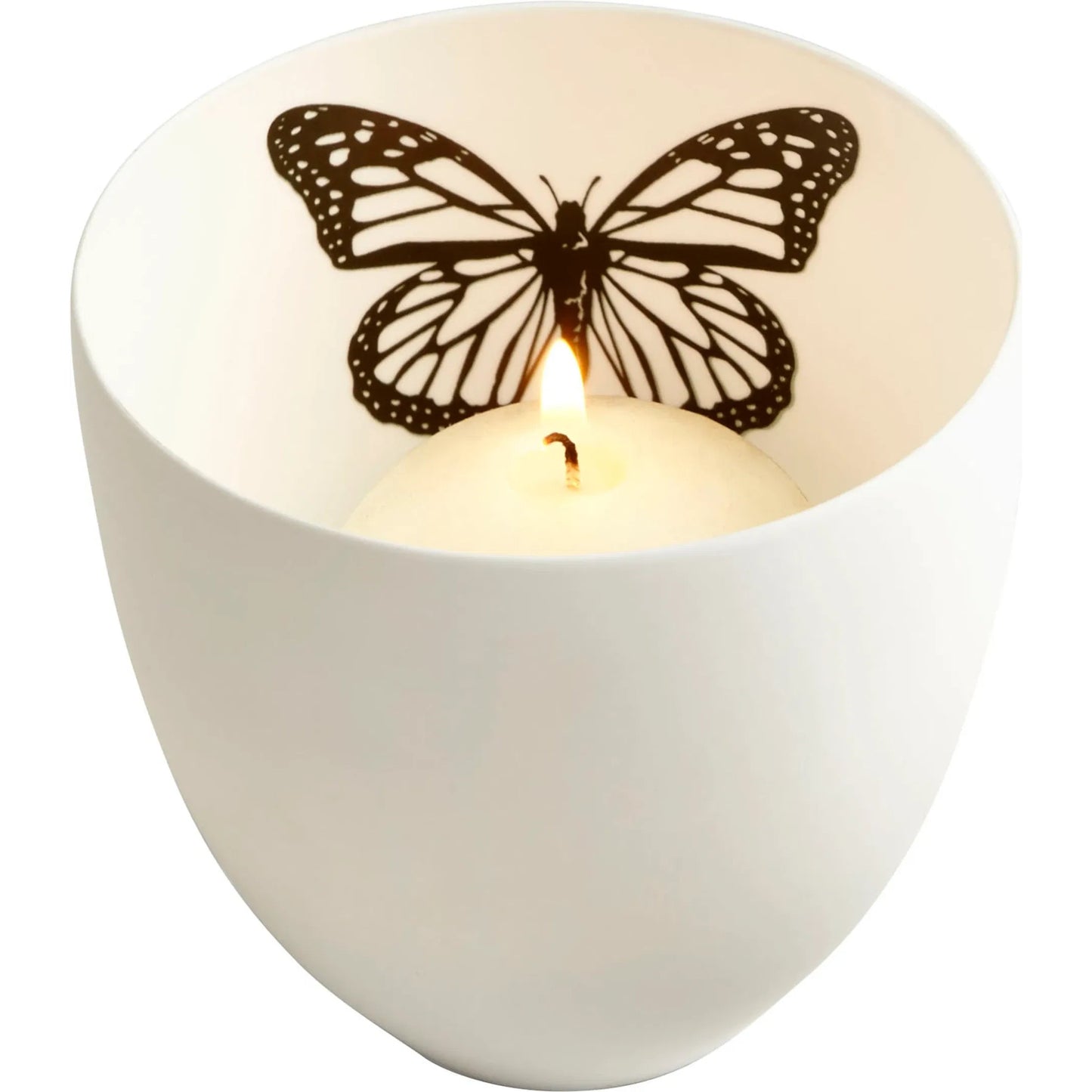 001 S-256869 | Primary Silo | Petalouda Candleholder by Cyan Design in white. Made from ceramic in a modern style.