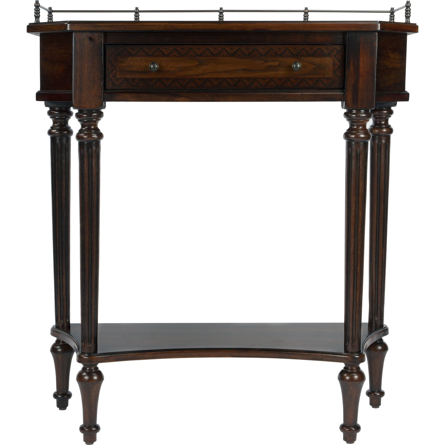 019 O-BUTLER-883024 | Additional Silo | Charleston Console Table by Butler Specialty Company. Made from poplar solids, mdf, ash, mahogany veneers in a traditional style.