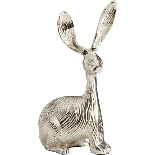 Perk up Sculpture by Cyan Design in polished nickel. Made from aluminum in a modern style.