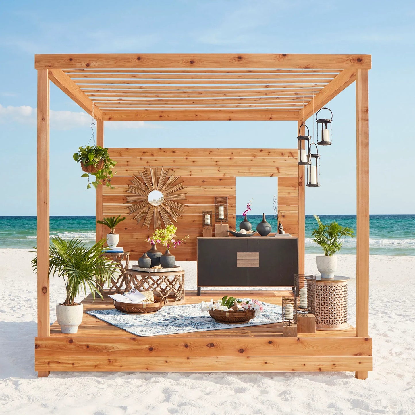 006 S-256766 | Lifestyle | Osiris Vase by Cyan Design in charcoal gray, bronze. Made from ceramic in a modern style.