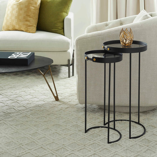 Sunrise Flame Candleholder by Cyan Design in antique gold. Made from iron, glass in a modern style.