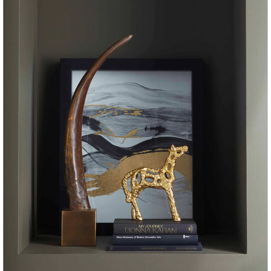 Plaudits Sculpture by Cyan Design in gold. Made from iron in a modern style.