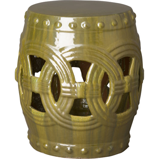 Eternity Garden Stool/Table by Emissary USA. Made from ceramic in a eclectic & global style.