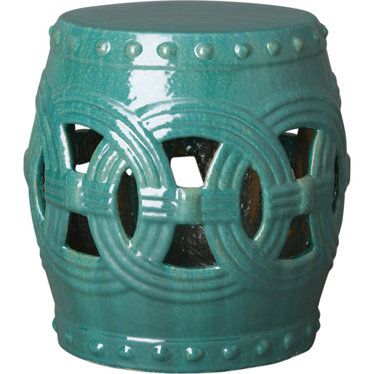 Eternity Garden Stool/Table by Emissary USA. Made from ceramic in a eclectic & global style.