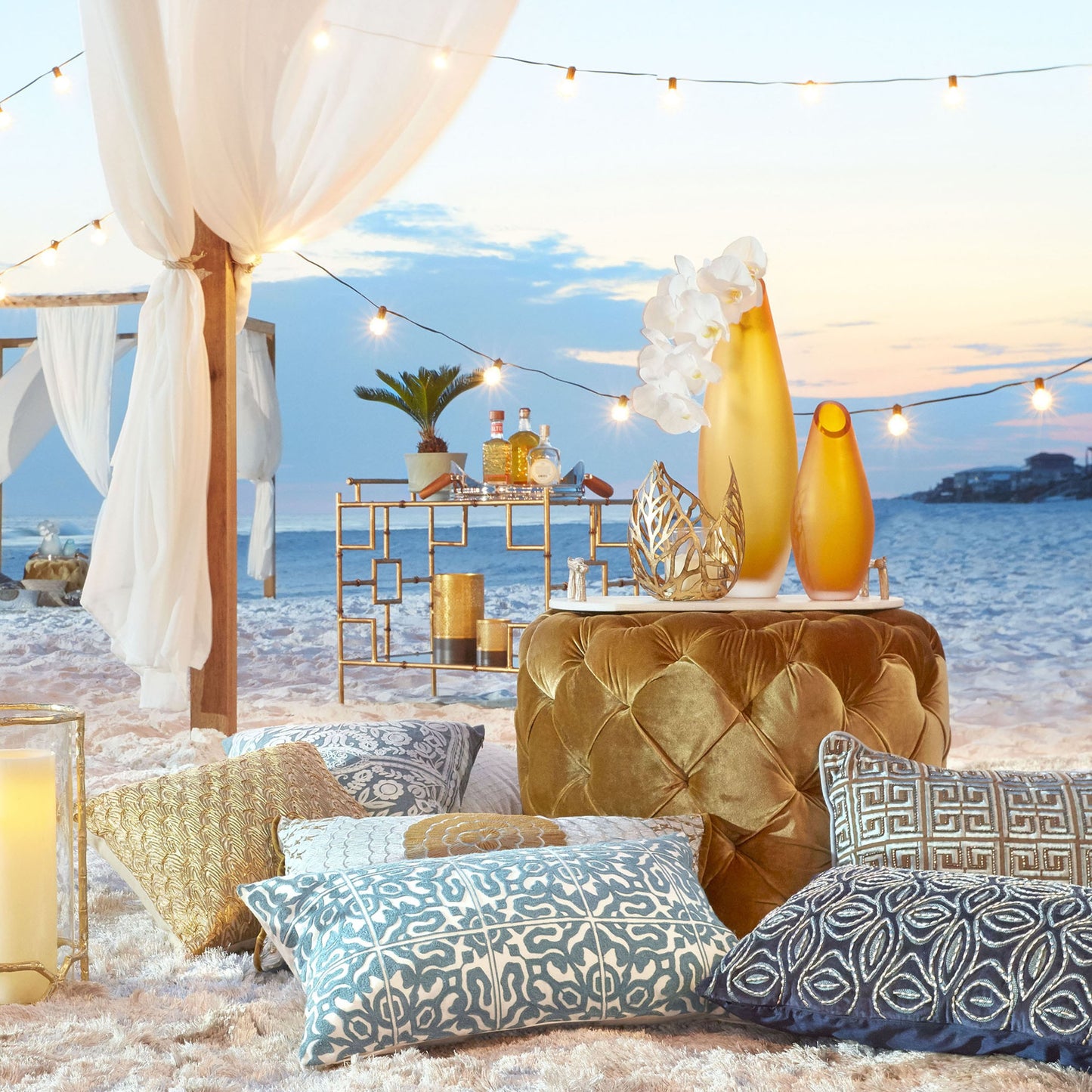 004 SR-745456 | Lifestyle | Lileth Pillow Cover by Cyan Design. Made from cotton in a transitional style.