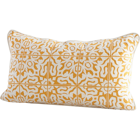 001 SR-745457 | Primary Silo | Lileth Pillow Cover by Cyan Design in yellow. Made from cotton in a transitional style.