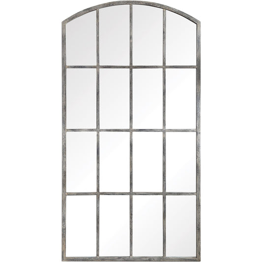 001 S-343715 | Additional Silo | Amiel Ivory Arched Mirror by Uttermost. Made from metal, glass, mdf in a cottage & farmhouse style.