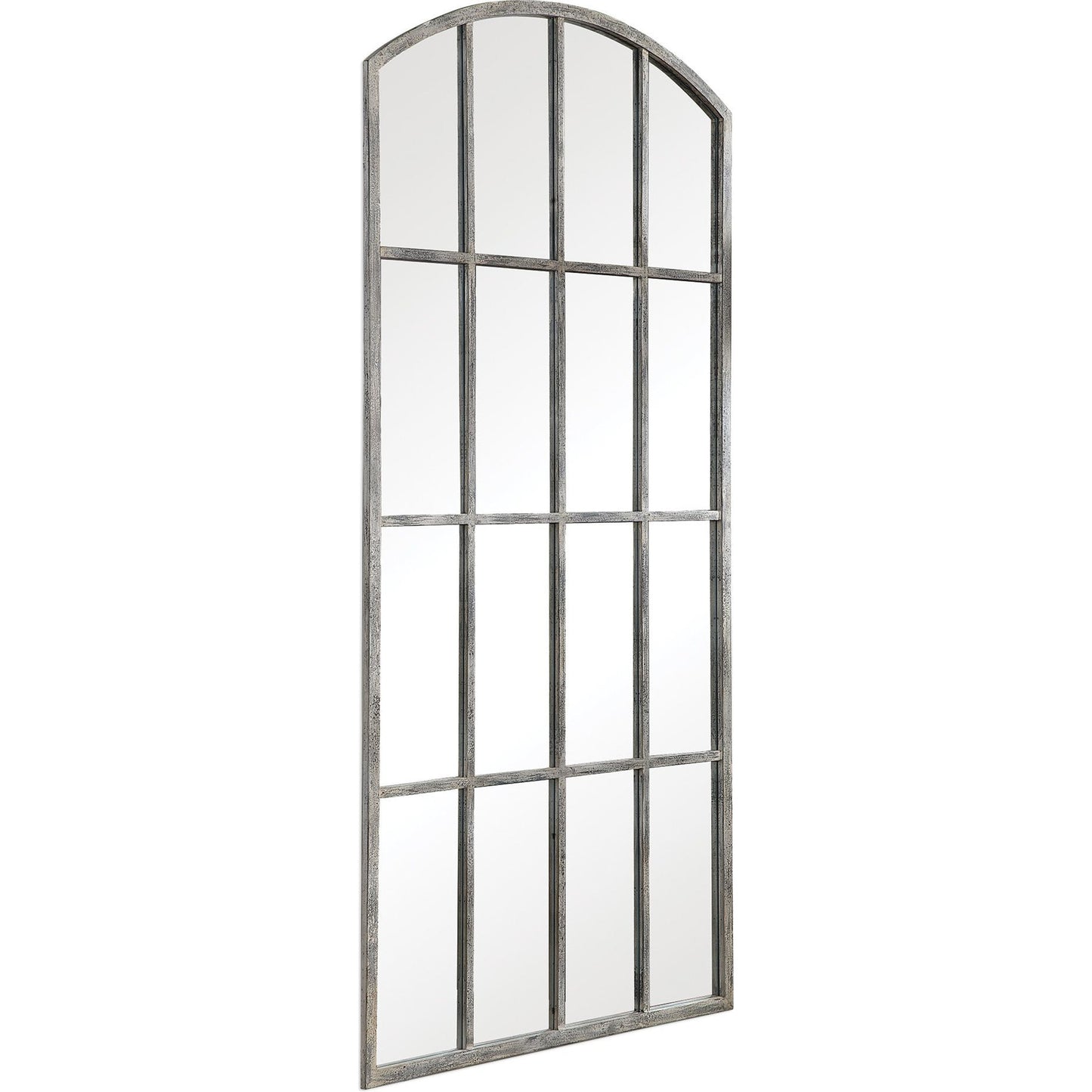 002 S-343715 | Additional Silo | Amiel Ivory Arched Mirror by Uttermost. Made from metal, glass, mdf in a cottage & farmhouse style.