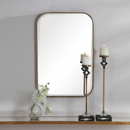 Malay Vanity Mirror by Uttermost. Made from iron, glass, mdf in a transitional style.