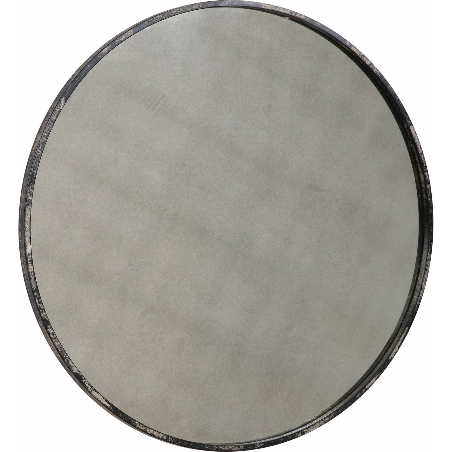 004 SR-766618 | Additional Silo | Argand Industrial Round Mirror by Uttermost. Made from metal, mdf, glass in a modern style.