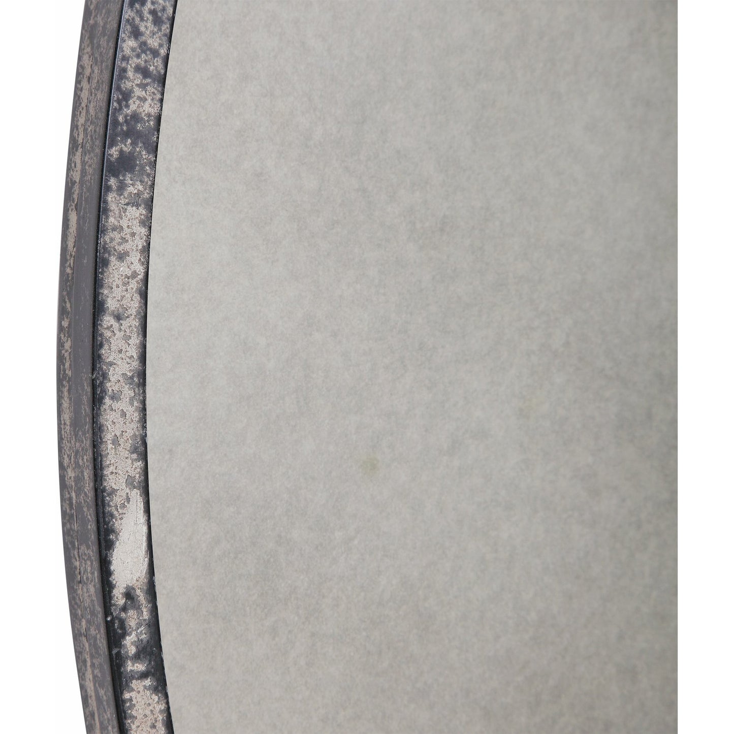 006 SR-766618 | Additional Silo | Argand Industrial Round Mirror by Uttermost. Made from metal, mdf, glass in a modern style.