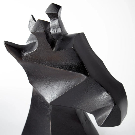 Jeffery Sculpture by Cyan Design in bronze. Made from aluminum in a modern style.