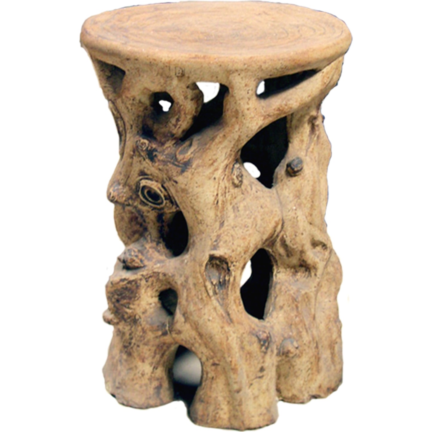 000 S-301743 | Primary Silo | Tree Trunk Stool by Emissary in natural. Made from unique in a rustic style.