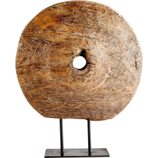 Jemima Sculpture by Cyan Design in rustic, matte black. Made from iron, wood in a eclectic & global style.