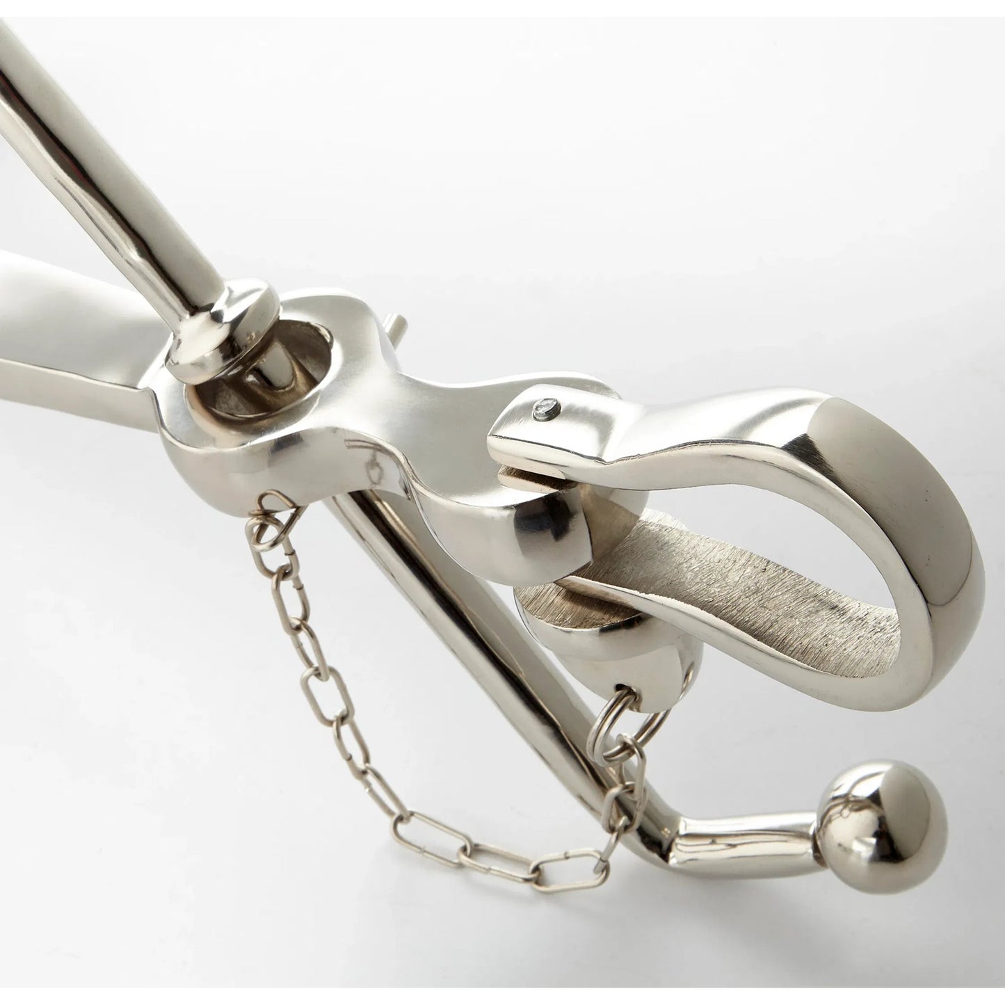 002 S-299702 | Closeup | Anchors Aweigh Sculpture by Cyan Design in nickel. Made from aluminum in a coastal style.