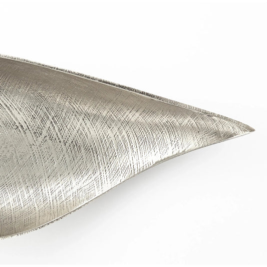 Laurel Tray by Cyan Design in antique silver. Made from aluminum in a modern style.