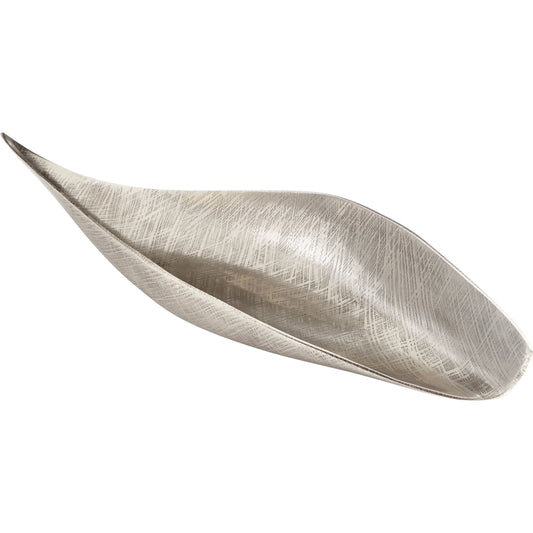 Laurel Tray by Cyan Design in antique silver. Made from aluminum in a modern style.
