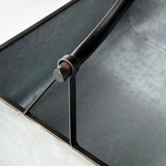 Accessory - Container by Cyan Design in galvanized metal, brown. Made from galvanized metal in a modern style.