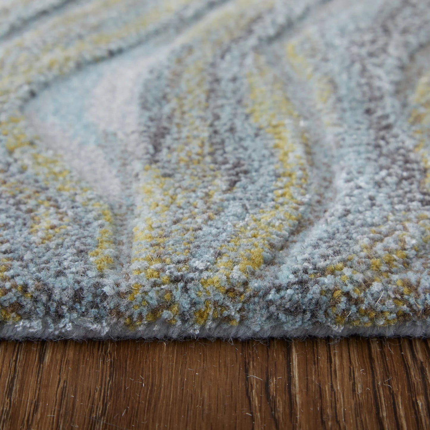 005 SI-2238417,SI-2238418,SI-2238419,SI-2238420,SI-2238421,SI-2238422 | Closeup | Kawai Rug - KAW8982F by Feizy in blue, green, gray. Made from wool, viscose in a unique style.