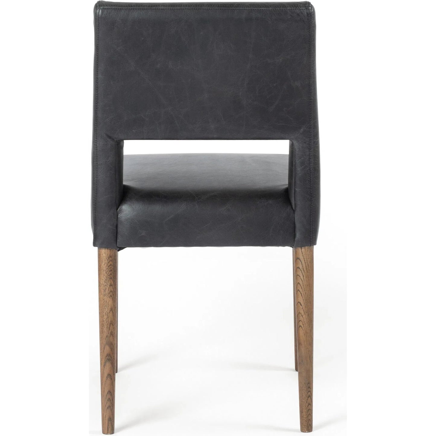 004 SI-2462029 | Additional Silo | Joseph Dining Chair by Four Hands in durango smoke, toasted oak. Made from top grain leather, solid oak in a traditional style.
