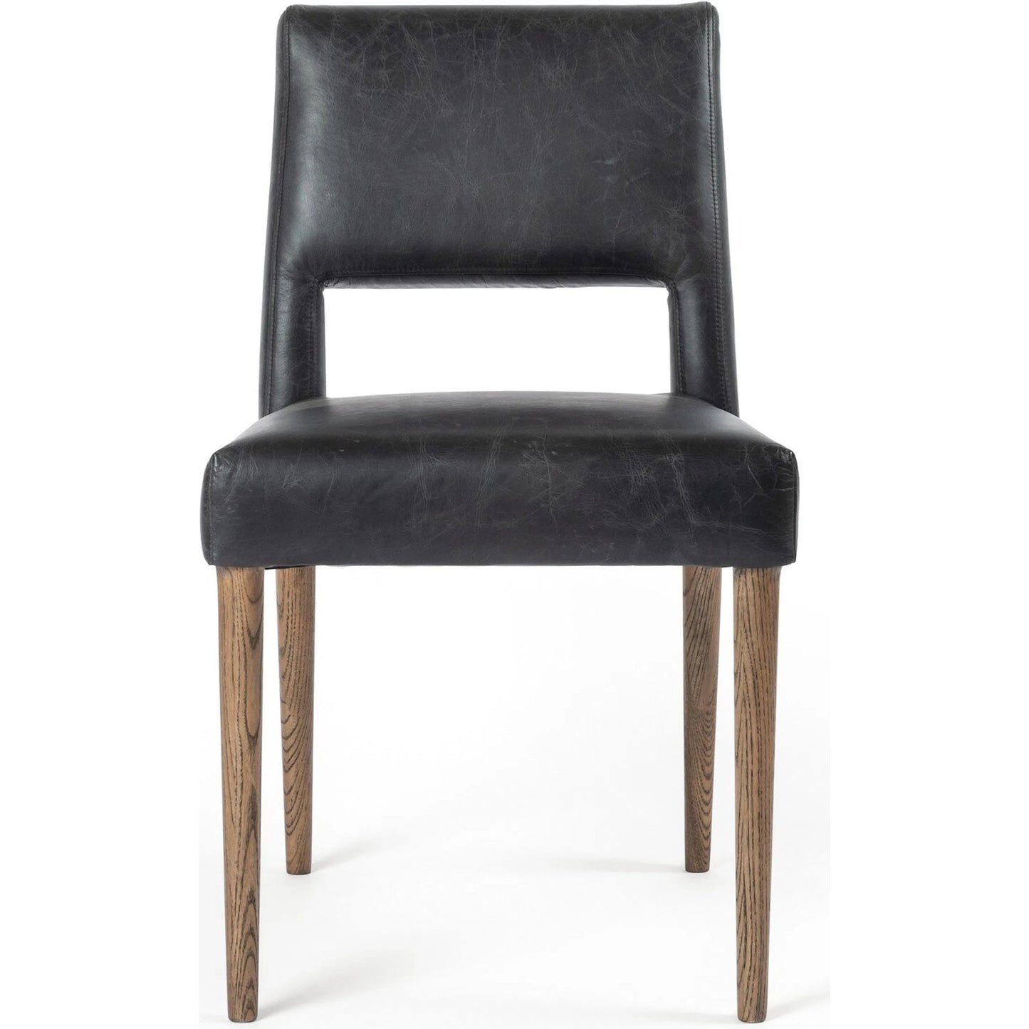 002 SI-2462029 | Additional Silo | Joseph Dining Chair by Four Hands in durango smoke, toasted oak. Made from top grain leather, solid oak in a traditional style.