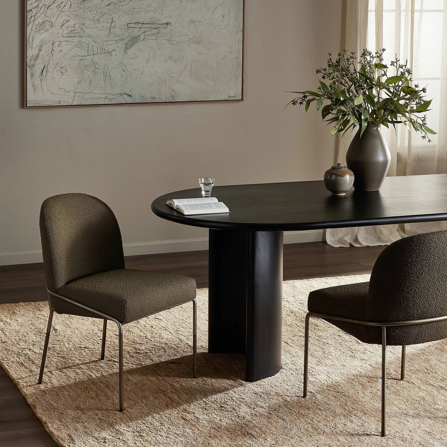 047 SI-1977057 | Lifestyle | Astrud Dining Chair by Four Hands. Made from unique in a modern style.