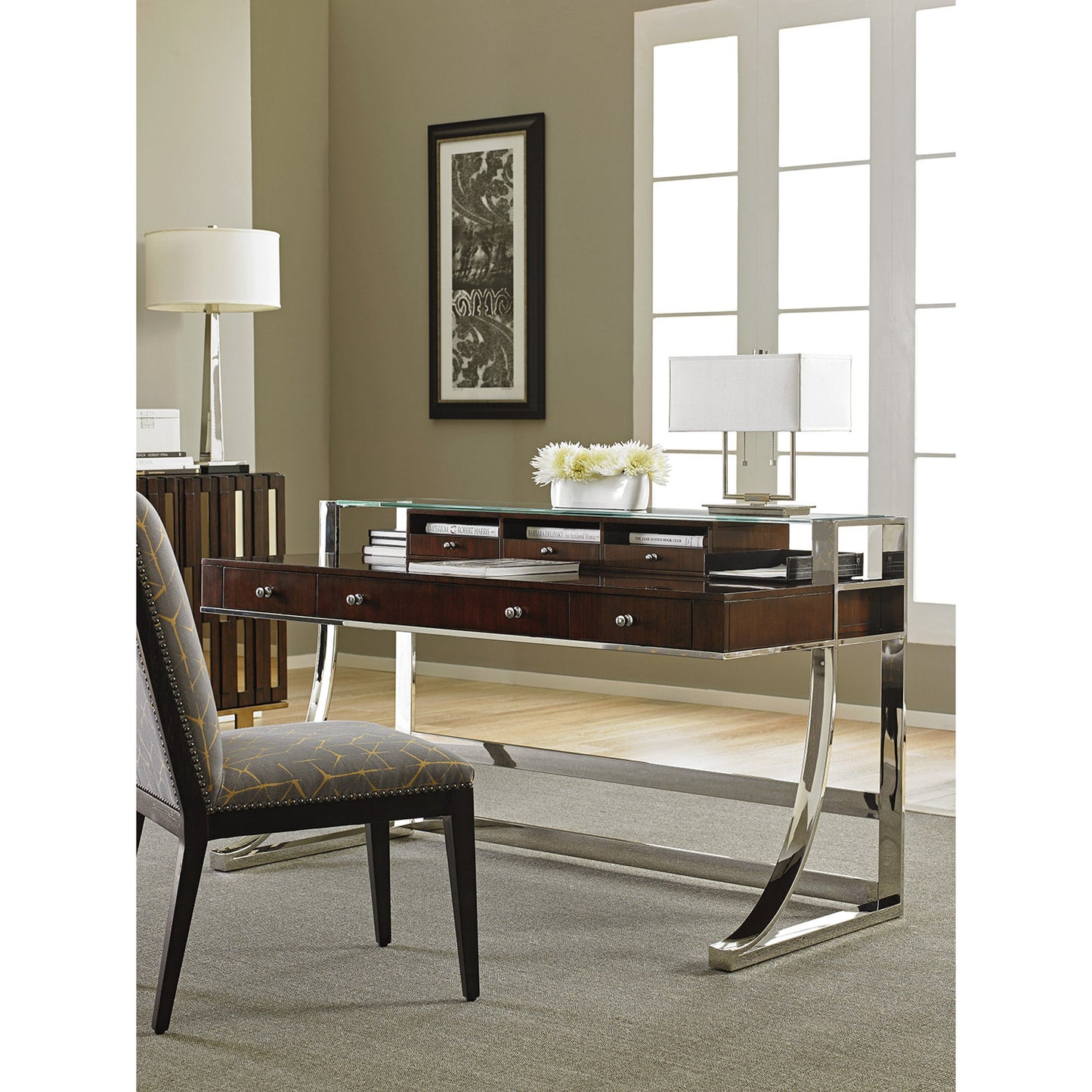 010 SR-835821 | Lifestyle | Andrea Writing Desk by Sligh. Made from unique in a modern style.