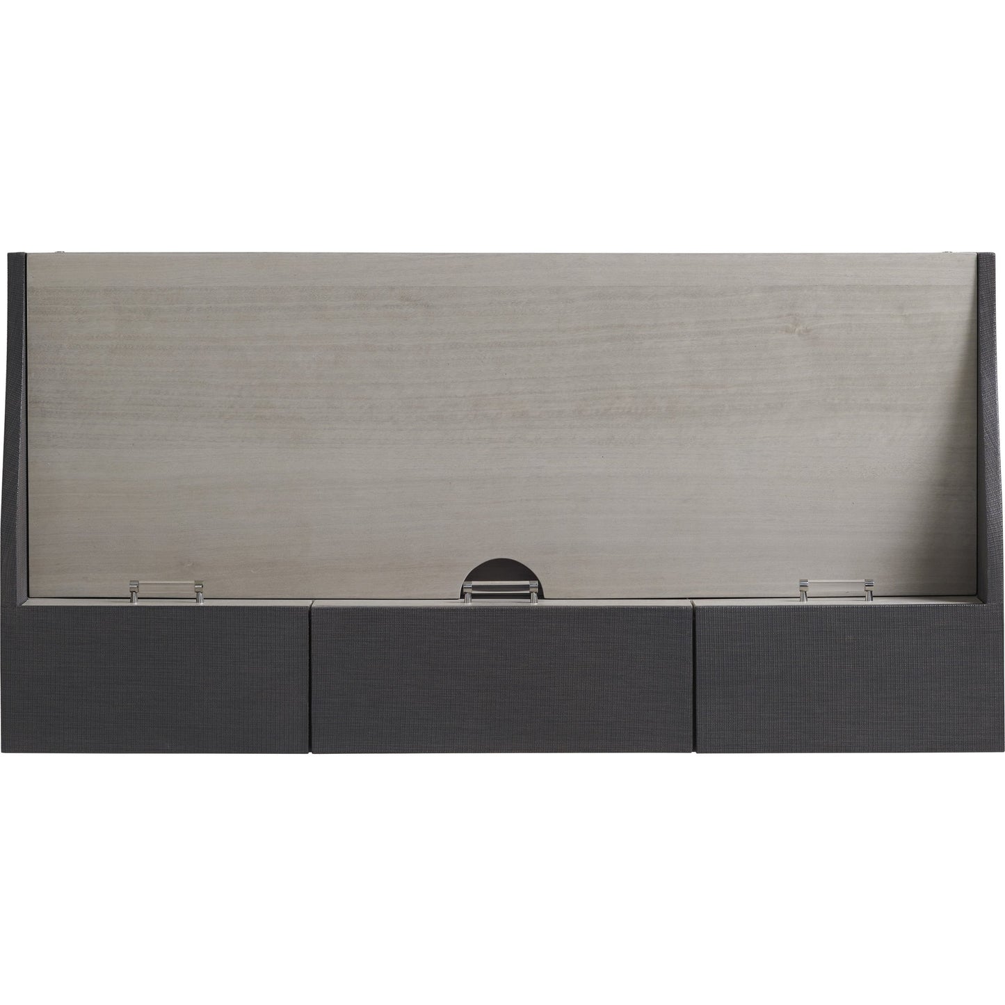003 SI-1770817 | Additional Silo | Anthology Writing Desk by Sligh in slate gray. Made from unique in a transitional style.