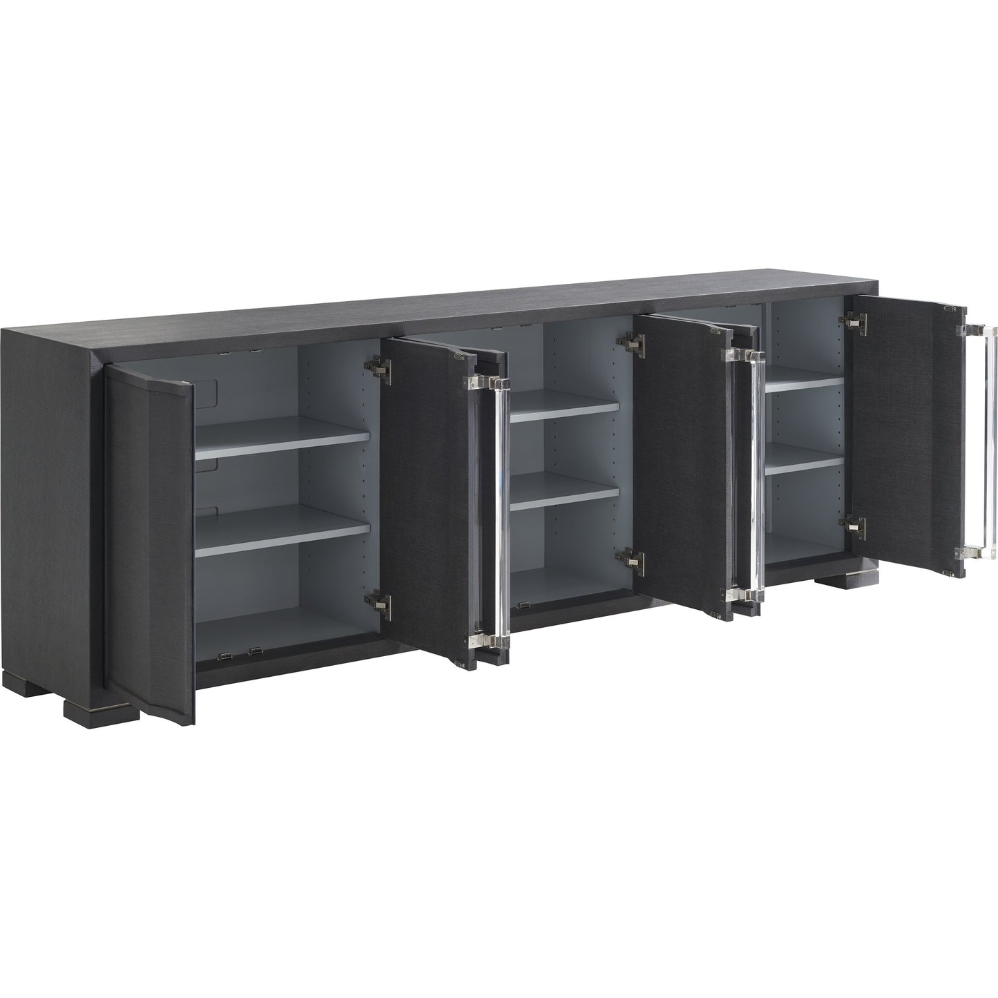 003 SI-1770815 | Additional Silo | Anthology Media Console by Sligh in slate gray. Made from unique in a modern style.