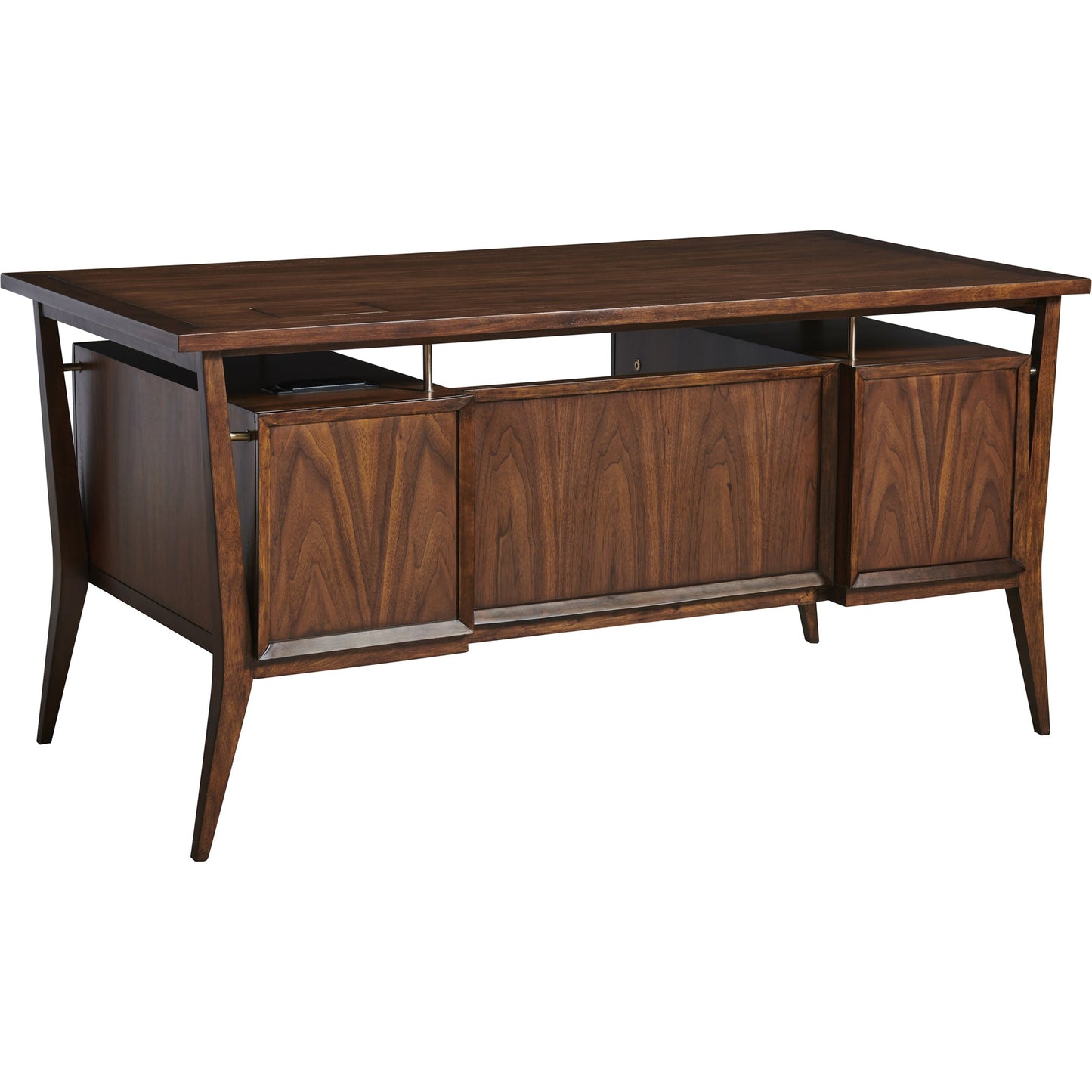 002 SI-1823485 | Additional Silo | Cranbrook Writing Desk by Sligh in walnut. Made from unique in a traditional style.