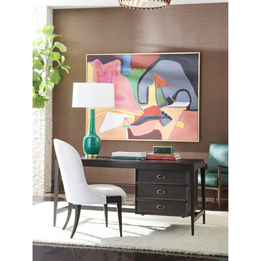 Irving Writing Desk by Sligh in dark brown. Made from unique in a transitional style.