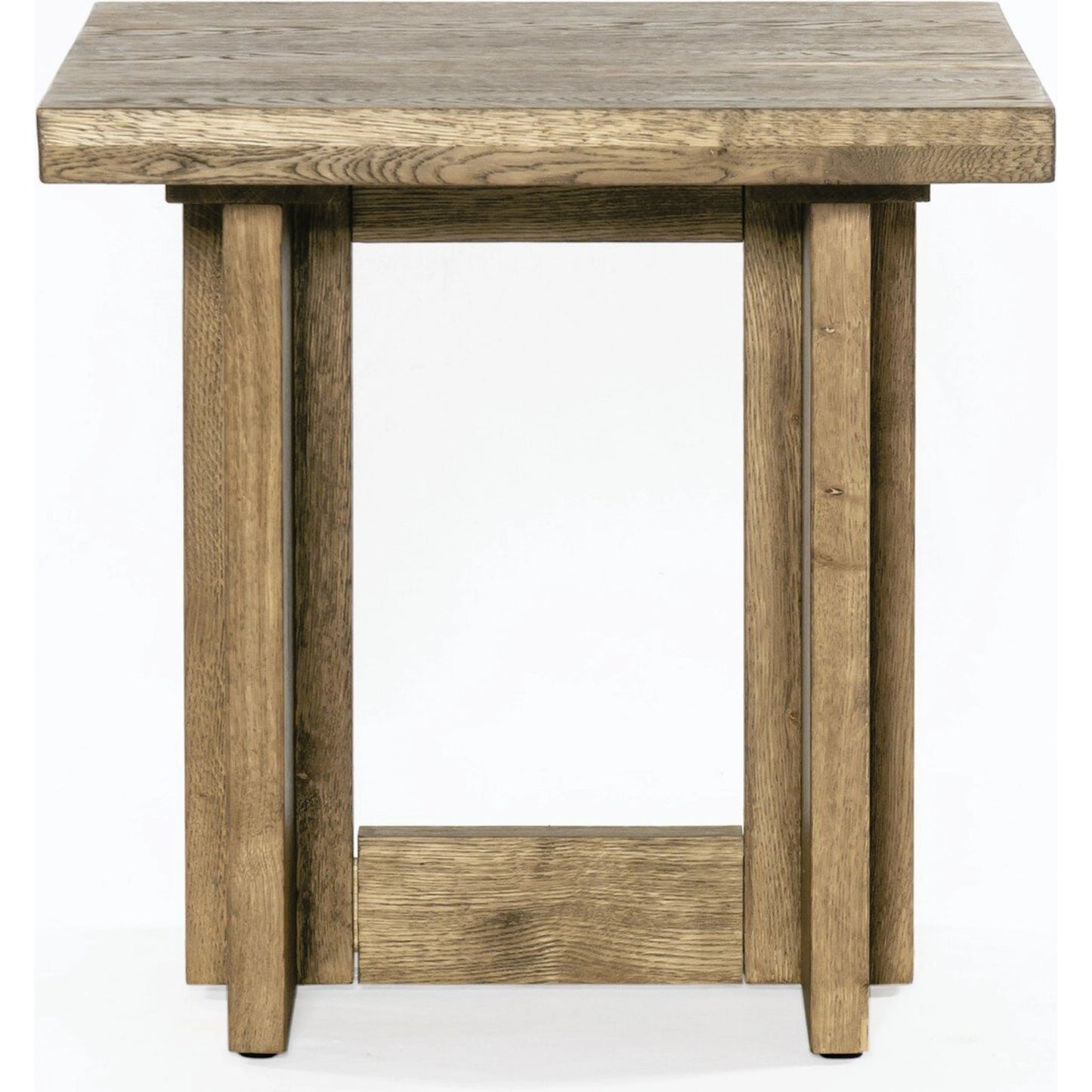 009 SI-1901654 | Additional Silo | Erie End Table by Four Hands in dark smoked oak. Made from solid oak in a rustic style.