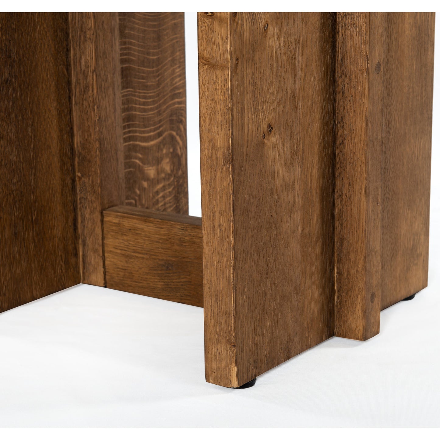 007 SI-1901654 | Additional Silo | Erie End Table by Four Hands in dark smoked oak. Made from solid oak in a rustic style.