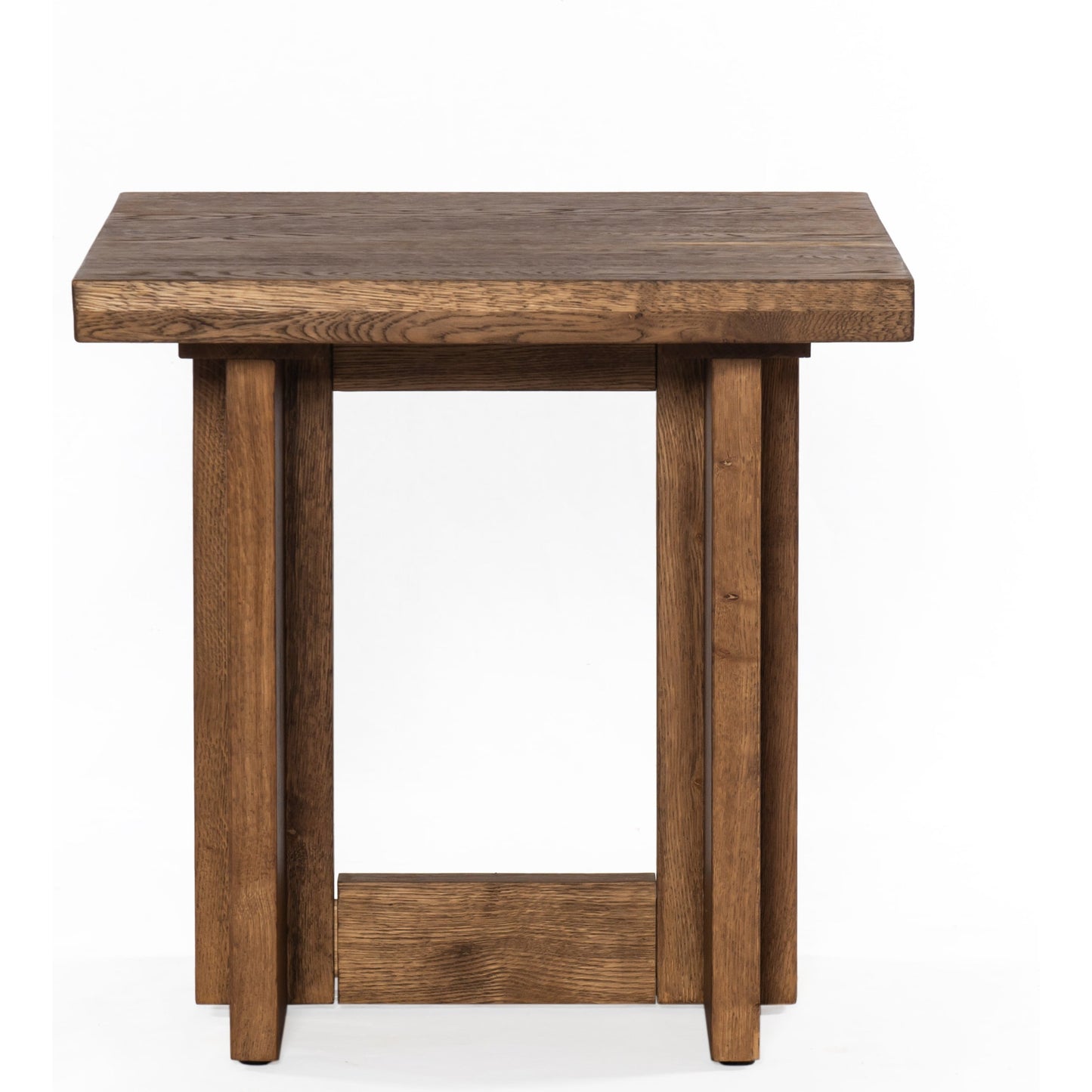 004 SI-1901654 | Additional Silo | Erie End Table by Four Hands in dark smoked oak. Made from solid oak in a rustic style.