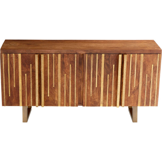 Oxford Cabinet by Cyan Design in oak. Made from iron, mango wood in a eclectic & global style.