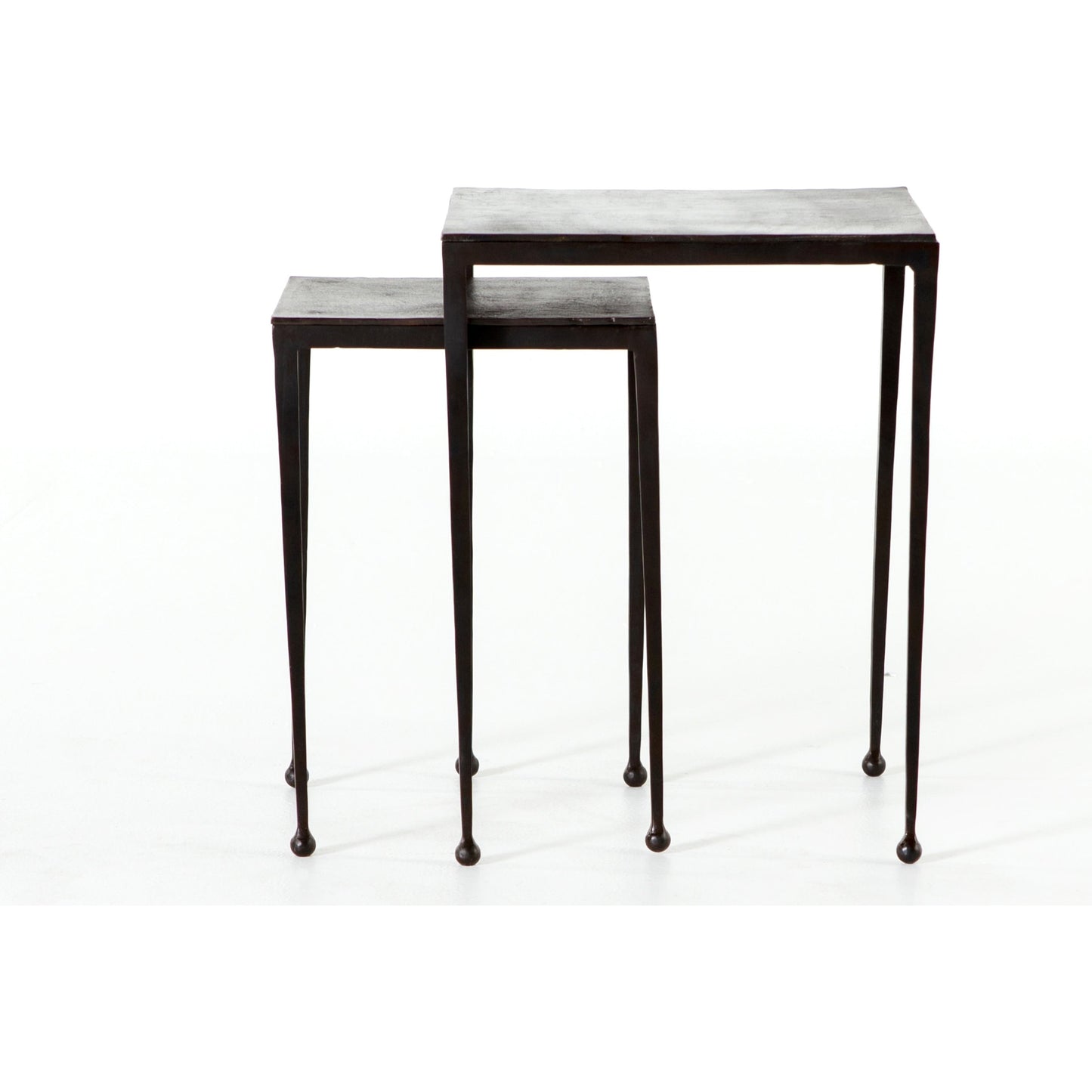 006 SI-1798131 | Additional Silo | Dalston Nesting End Table by Four Hands in antique brown, antique rust and antique rust. Made from aluminum, iron in a modern style.