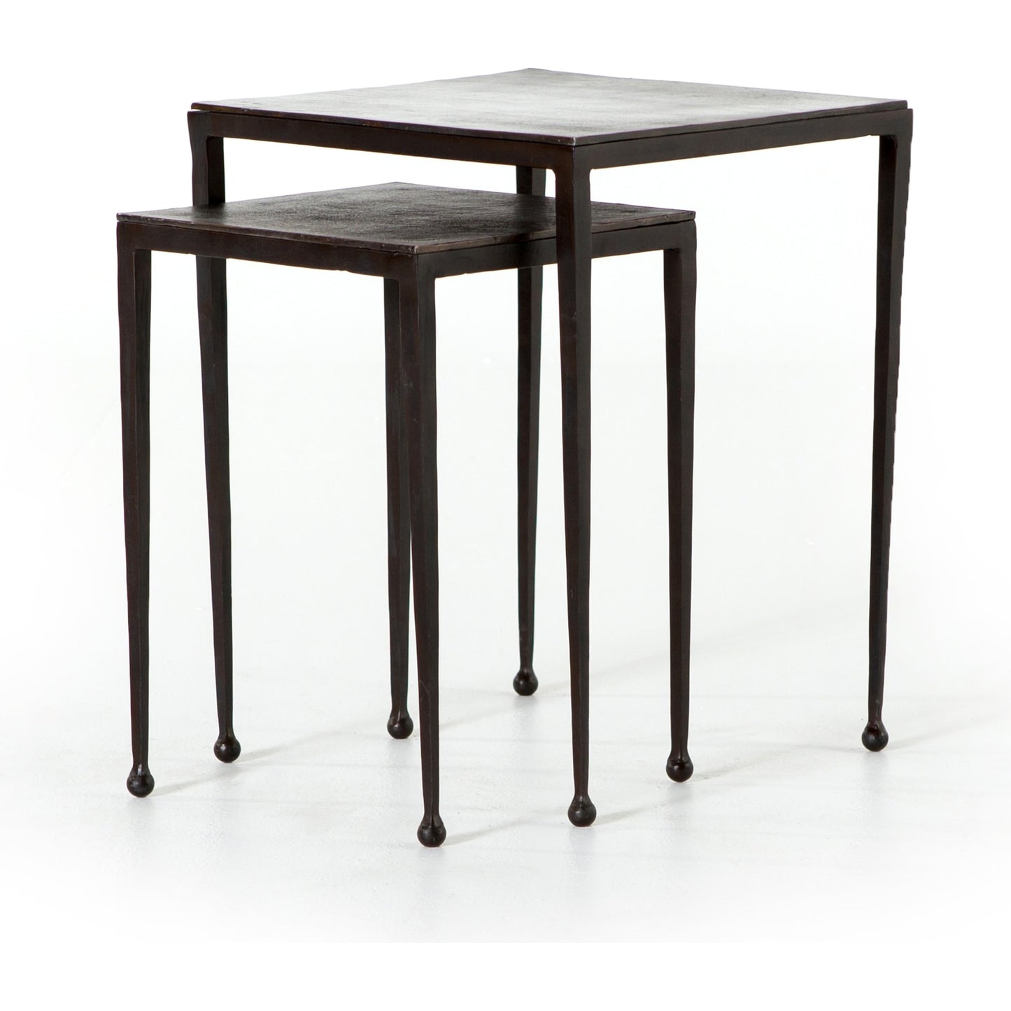 001 SI-1798131 | Additional Silo | Dalston Nesting End Table by Four Hands in antique brown, antique rust and antique rust. Made from aluminum, iron in a modern style.