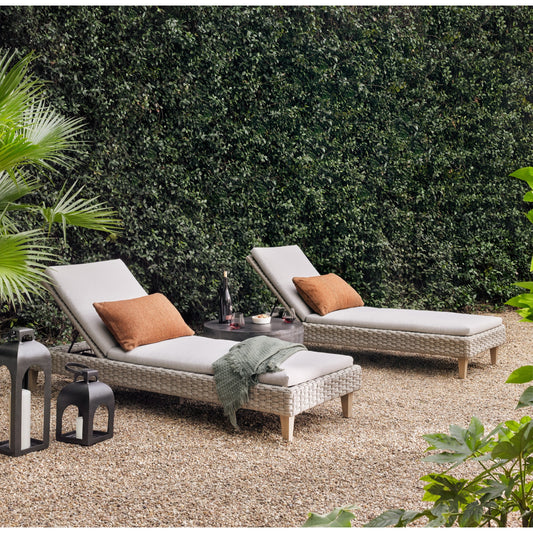 Basil Outdoor End Table by Four Hands. Made from aluminum in a modern style.