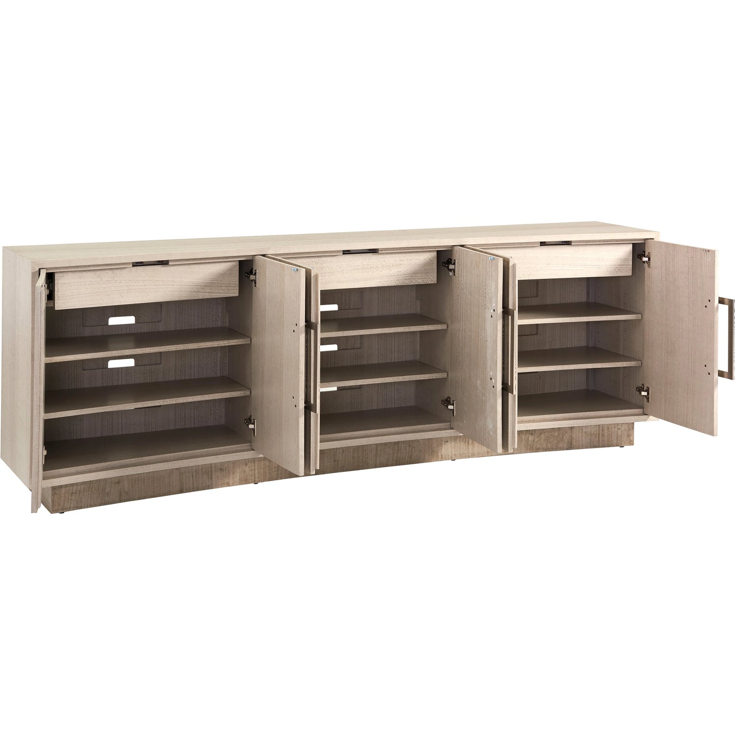 002 SI-1962782 | Additional Silo | Donovan Long Media Console by Sligh in dove gray. Made from unique in a modern style.