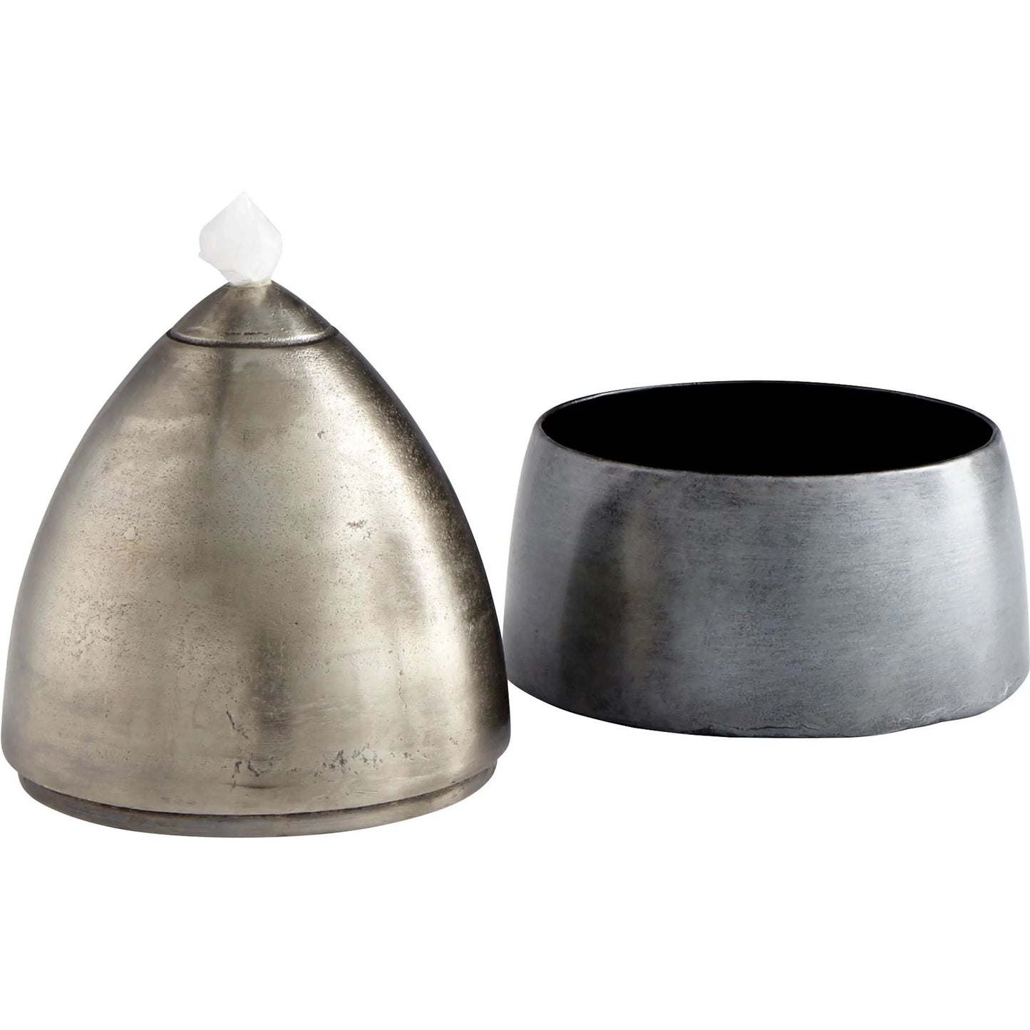 004 S-341925 | Additional Silo | Chestnut Candleholder by Cyan Design in antique nickel. Made from aluminum, iron in a eclectic & global style.