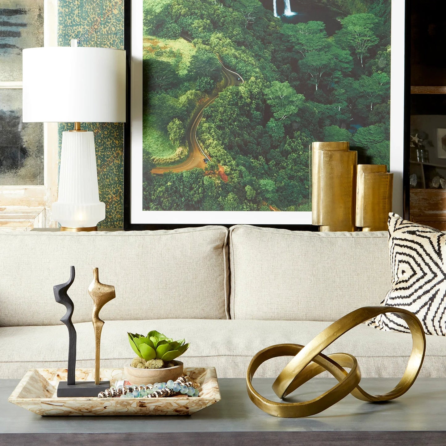 002 S-341895 | Lifestyle | Britons Sculpture by Cyan Design in antique brass, black. Made from aluminum in a eclectic & global style.