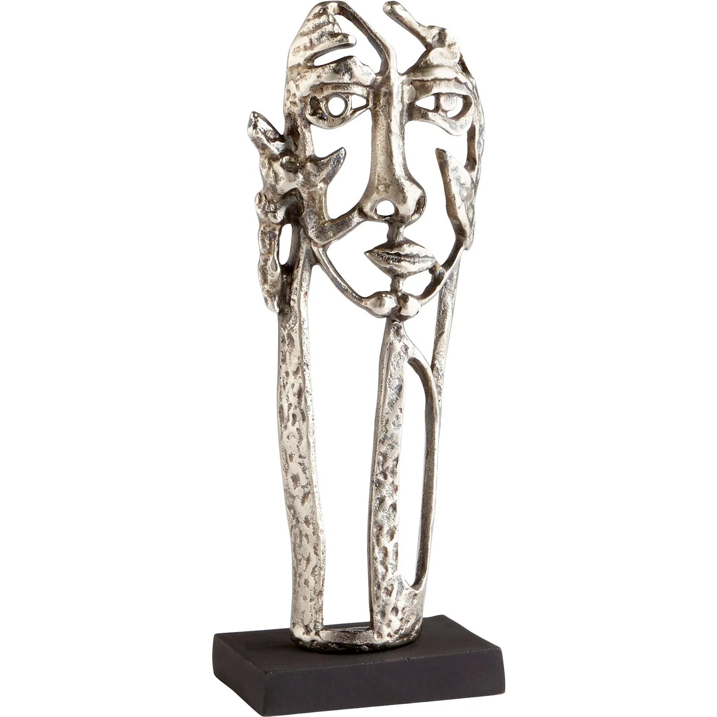 001 S-342143 | Primary Silo | Visage Sculpture by Cyan Design in antique nickel. Made from aluminum in a eclectic & global style.