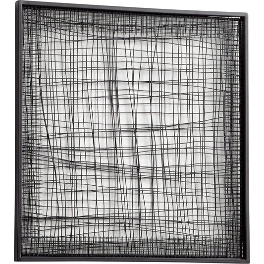 Belham Wall Decor by Cyan Design in graphite. Made from iron in a modern style.