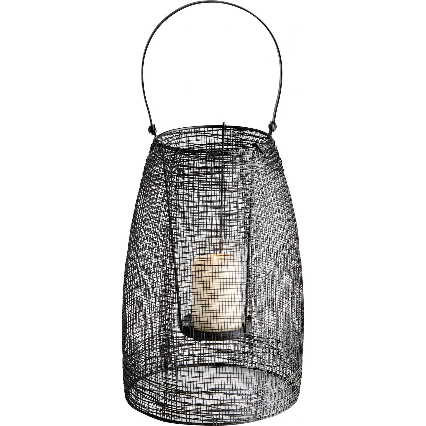 002 S-341978 | Primary Silo | Gauze Candleholder by Cyan Design. Made from iron, glass in a cottage & farmhouse style.